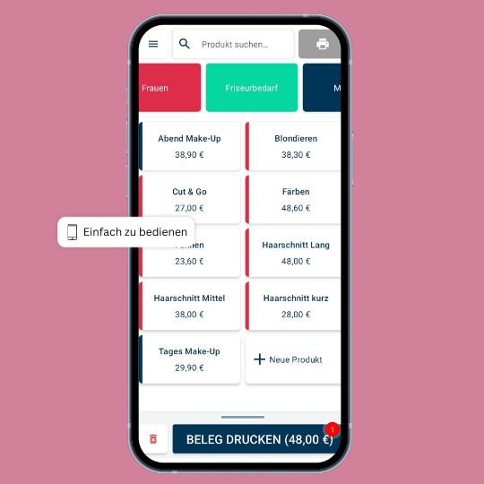 OnlineBon Mobile Registrierkassen APP